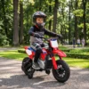 Elektrische Motorfiets Voor Kinderen HONDA CRF 450R 12V Kinder Motocross Met 35W Motor Lithium Batterij Achterwielophanging 12 Inch Wielen