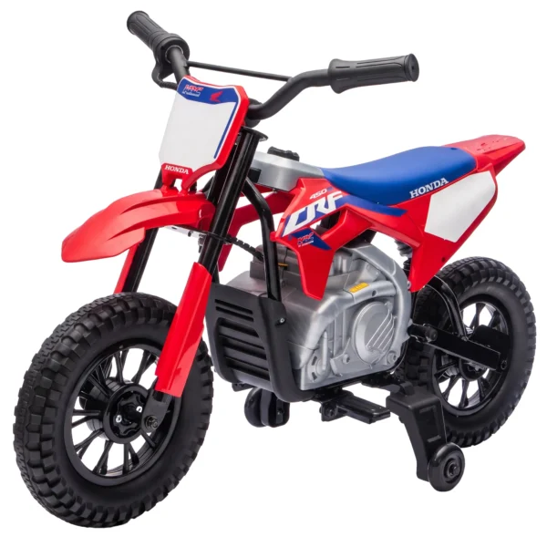 Elektrische Motorfiets Voor Kinderen HONDA CRF 450R 12V Kinder Motocross Met 35W Motor Lithium Batterij Achterwielophanging 12 Inch Wielen