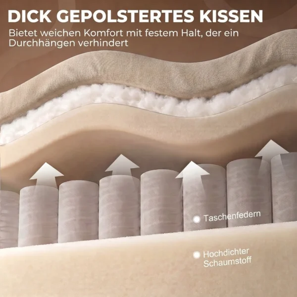 Elektrische Sta op Stoel Met Vibratiemassage En Verwarmingsfunctie, Relaxstoel In Fluweeloptiek Met Pocketvering, Crèmewit