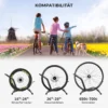 Fietsenrek Voor Fietsen Stalen Fietshouder Met 85 Mm Bandbreedte Vrijstaand 59 X 41 X 38 Cm Zwart