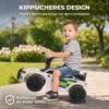 Glijauto Kinderen Politie Glijvoertuig Met Muziek Licht Anti Kantelbeveiliging & Opbergruimte Onder De Zitplaats 18 36 Maanden Wit