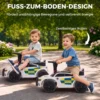 Glijauto Kinderen Politie Glijvoertuig Met Muziek Licht Anti Kantelbeveiliging & Opbergruimte Onder De Zitplaats 18 36 Maanden Wit