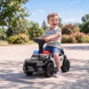 Glijdende Auto Kinderen Politie Glijvoertuig Met Muziek Licht Anti Kantelbeveiliging & Opbergruimte Onder De Zitplaats 18 36 Maanden Zwart
