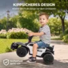 Glijdende Auto Kinderen Politie Glijvoertuig Met Muziek Licht Anti Kantelbeveiliging & Opbergruimte Onder De Zitplaats 18 36 Maanden Zwart