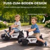 Glijdende Auto Kinderen Politie Glijvoertuig Met Muziek Licht Anti Kantelbeveiliging & Opbergruimte Onder De Zitplaats 18 36 Maanden Zwart