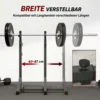 Haltersrek, In Hoogte En Breedte Verstelbaar, Halteropslag Van Staal Met Veiligheidssloten, Belastbaar Tot 150 Kg