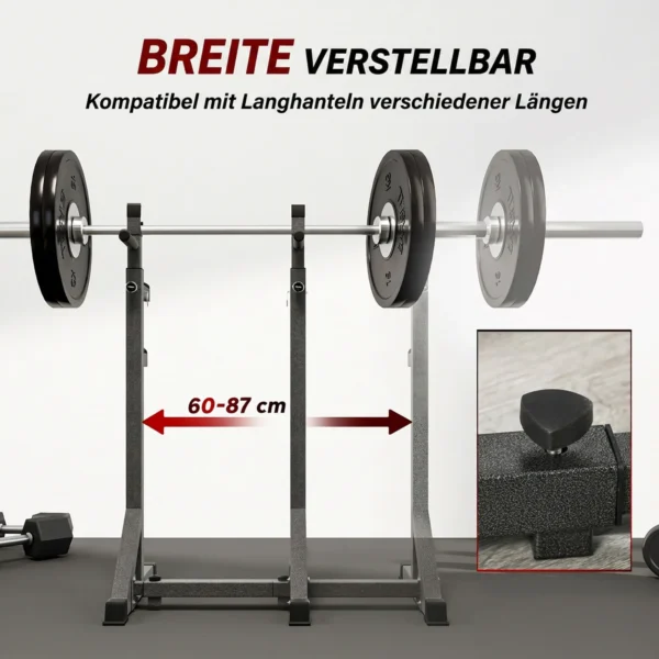 Haltersrek, In Hoogte En Breedte Verstelbaar, Halteropslag Van Staal Met Veiligheidssloten, Belastbaar Tot 150 Kg