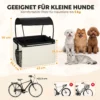 Hondenmand Fiets Voor 2 in 1 Draagbare Hondenfietsmand Met Deksel Veiligheidslijn Schouderriem Zijtassen 5kg