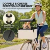 Hondenmand Fiets Voor 2 in 1 Draagbare Hondenfietsmand Met Deksel Veiligheidslijn Schouderriem Zijtassen 5kg