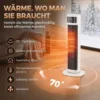 Keramische Verwarming, 2.000 W, 4 Modi, Thermostaat, Afstandsbediening, Energiebesparend