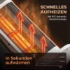 Keramische Verwarming, 2.000 W, 4 Modi, Thermostaat, Afstandsbediening, Energiebesparend