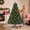Kerstboom, 550 Warmwitte LED's, 1494 Takken, Brandvertragend, Kunststof/Metaal, 180 X 112 Cm, Groen