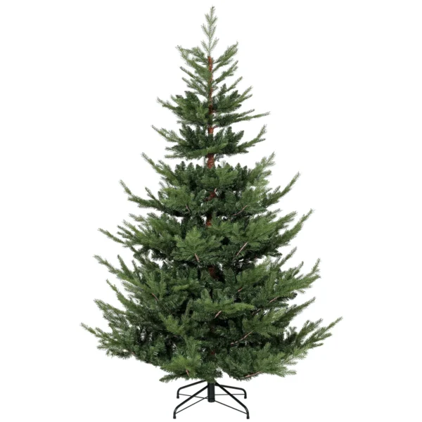 Kerstboom, Kunstmatige Spar, Realistisch Uiterlijk, Snelle Opbouw, Kunststof, Groen, 140 X 140 X 210cm