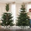 Kerstboom, Kunstmatige Spar, Realistisch Uiterlijk, Snelle Opbouw, Kunststof, Groen, 140 X 140 X 210cm
