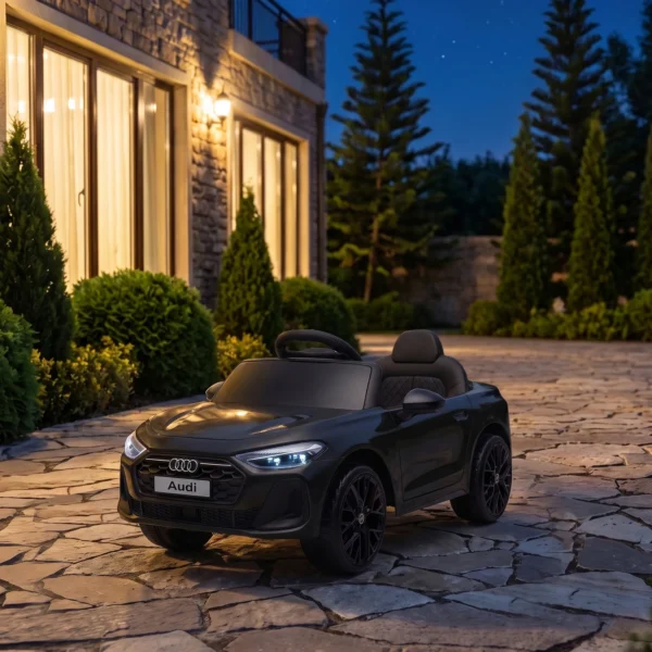 Kinder Elektrische Auto Audi A5L 12V Kinderwagen Met 2,4 G Afstandsbediening 2 Motoren Lithium Batterij Zachte Start 4 Wiel Ophanging