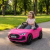 Kinder Elektrische Auto Audi A5L 12V Kinderwagen Met 2,4 G Afstandsbediening 2 Motoren Lithium Batterij Zachte Start 4 Wiel Ophanging