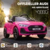 Kinder Elektrische Auto Audi A5L 12V Kinderwagen Met 2,4 G Afstandsbediening 2 Motoren Lithium Batterij Zachte Start 4 Wiel Ophanging