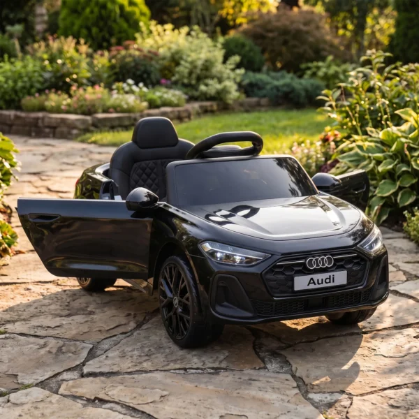 Kinder Elektrische Auto Audi A5L 12V Kinderwagen Met 2,4 G Afstandsbediening 2 Motoren Lithium Batterij Zachte Start 4 Wiel Ophanging