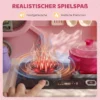 Kinderkeuken Kinder 33 delig Speelkeuken Accessoires Met Licht, Geluid, Opslagruimte, Speelgoedspoelbak, Fornuis En Oven 3 6 Jaar