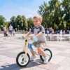 Kinderloopfiets 3 5 Jaar Baby Tot 50 Kg Houten Loopfiets Met EVA Wielen Verstelbare Zithoogte Natuurhout
