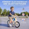 Kinderloopfiets 3 5 Jaar Baby Tot 50 Kg Houten Loopfiets Met EVA Wielen Verstelbare Zithoogte Natuurhout