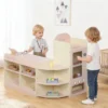 Kinderwinkel Supermarkt Met Kassa Scanner Verkoopautomaat Speelgoedaccessoires Voor Kinderen Vanaf 3 Jaar Roze