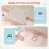 Kinderwinkel Supermarkt Met Kassa Scanner Verkoopautomaat Speelgoedaccessoires Voor Kinderen Vanaf 3 Jaar Roze