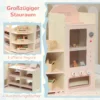 Kinderwinkel Supermarkt Met Kassa Scanner Verkoopautomaat Speelgoedaccessoires Voor Kinderen Vanaf 3 Jaar Roze