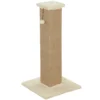Krabpaal Kattenboom, Incl. Speelbal, Pluche, Jute, 41 Cm X 41 Cm X 81 Cm, Beige
