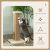 Krabpaal Kattenboom, Incl. Speelbal, Pluche, Jute, 41 Cm X 41 Cm X 81 Cm, Beige