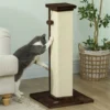 Krabpaal Kattenboom, Incl. Speelbal, Pluche, Sisal, 41 Cm X 41 Cm X 81 Cm, Crème + Bruin