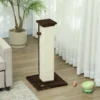 Krabpaal Kattenboom, Incl. Speelbal, Pluche, Sisal, 41 Cm X 41 Cm X 81 Cm, Crème + Bruin