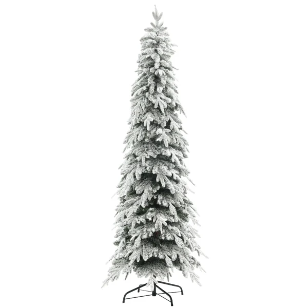 Kunstkerstboom 210 Cm, Lijkt Net Echt Met 800 Dichte Takken, Kunstsneeuw, Automatische Opening