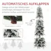 Kunstkerstboom 210 Cm, Lijkt Net Echt Met 800 Dichte Takken, Kunstsneeuw, Automatische Opening
