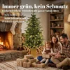 Kunstmatige Kerstboom, 120 Cm Kerstboom Met 110 LED verlichting 147 Toppen, 2 Lichtkleuren, Afstandsbediening