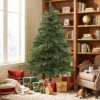 Kunstmatige Kerstboom 150 Cm, Edeltanne, Vol Met Inklapbare Takken, 525 Toppen, Opvouwbare Houten Standaard, Groen
