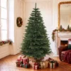 Kunstmatige Kerstboom 180 Cm, Edelspar, Vol Met Inklapbare Takken, 961 Toppen, Opvouwbare Houten Standaard, Groen