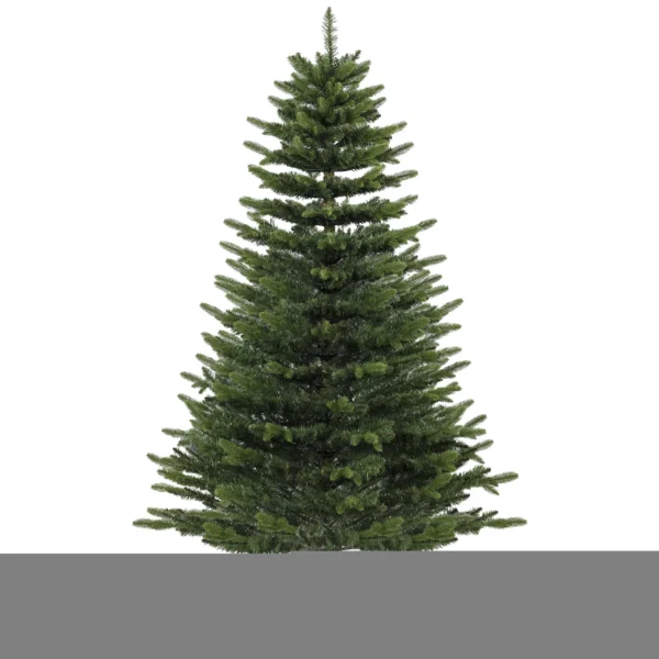Kunstmatige Kerstboom 180 Cm, Fraser Spar Met Houten Standaard, 988 Realistische Takpunten Voor Thuis En Kantoor, Groen