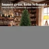 Kunstmatige Kerstboom 180 Cm, Fraser Spar Met Houten Standaard, 988 Realistische Takpunten Voor Thuis En Kantoor, Groen