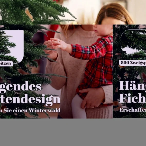 Kunstmatige Kerstboom 210 Cm, Spar Met Scharnierende Takken, 800 Takpunten, Inklapbare Stalen Standaard, Groen