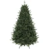 Kunstmatige Kerstboom, Net Echt, Spuitgiet Tannenboom Met 1237 Toppen En Metalen Standaard 180 Cm Groen
