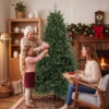 Kunstmatige Kerstboom, Net Echt, Spuitgiet Tannenboom Met 1237 Toppen En Metalen Standaard 180 Cm Groen