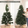 Kunstmatige Kerstboom, Net Echt, Spuitgiet Tannenboom Met 1237 Toppen En Metalen Standaard 180 Cm Groen