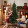 Kunstmatige Kerstboom Opvouwbare Houten Standaard Spuitgiet Dennenboom 1438 Toppen 180 Cm Groen