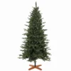 Kunstmatige Kerstboom Opvouwbare Houten Standaard Spuitgiet Dennenboom 1438 Toppen 180 Cm Groen