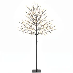 LED Kersenbloesemboom 150 Cm Met 160 LEDs, Kunstmatige Lichtboom Met 20 Buigzame Takken, Kerstdecoratie