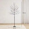 LED Kersenbloesemboom 180 Cm Met 200 LEDs, Kunstmatige Lichtboom Met 20 Buigzame Takken, Kerstdecoratie
