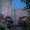 LED Kersenbloesemboom 180 Cm Met 200 LEDs, Kunstmatige Lichtboom Met 20 Buigzame Takken, Kerstdecoratie