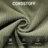 Loungestoel Met Voetenbank, 360° Draaibaar, Corduroy Bekleding, In Hoogte Verstelbare Voetensteun, Groen