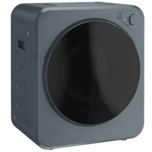 Mini Wasdroger 4 Kg Met 5 Programma's Tot 60℃ 800W/400W Luchtafvoerdroger Met Roestvrijstalen Trommel Grijs